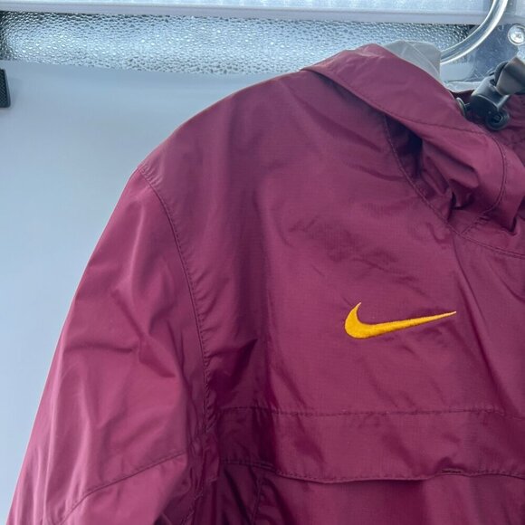 Nike Windbreaker Jacket Women's Size XS Minnesota Full Zip Long Sleeve Hooded - Picture 5 of 9